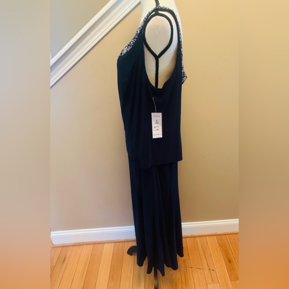 NWT Alex Evenings - 435372 Plus Size Sleeveless A-Line Dress 18W (No jacket) - Picture 7 of 15